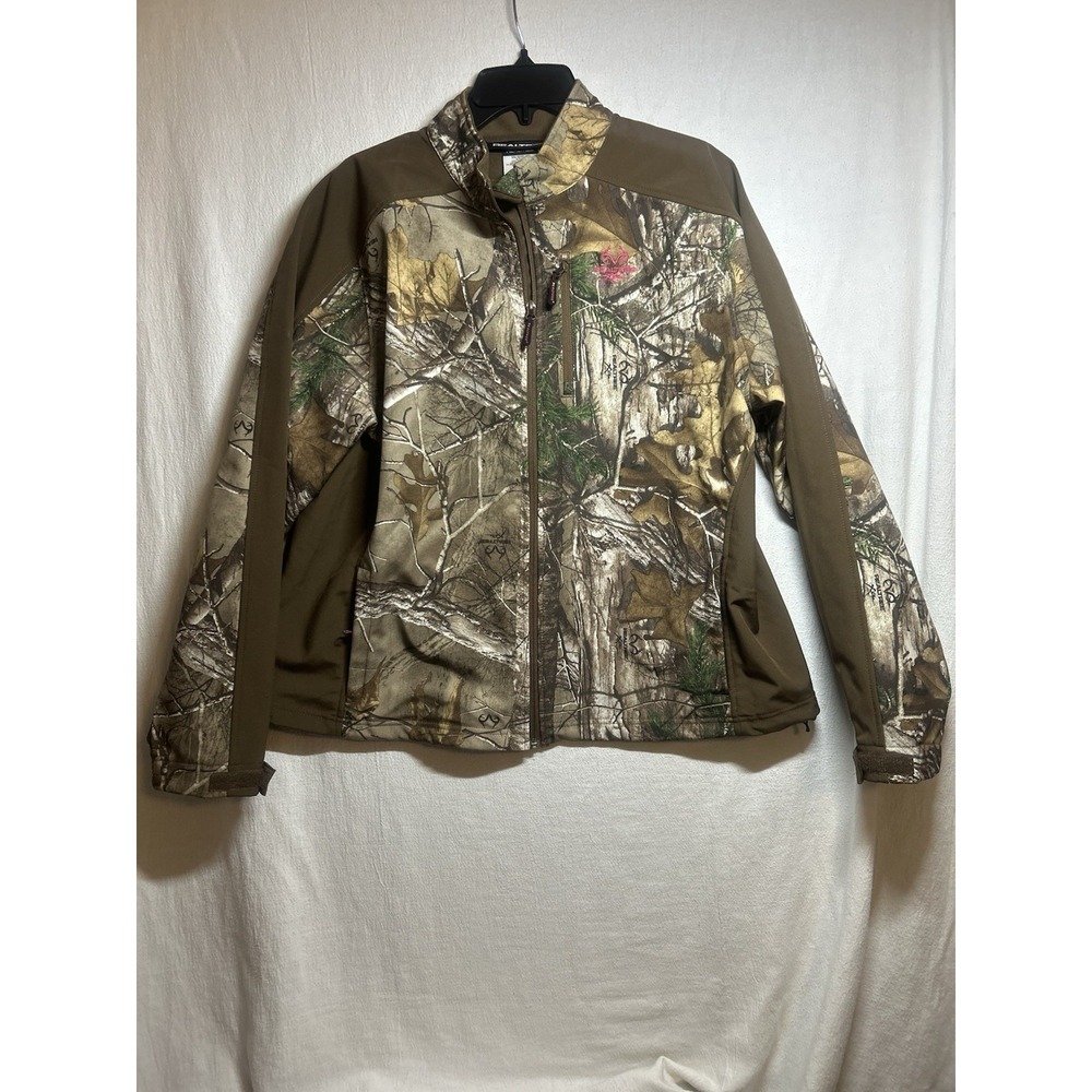 Realtree Xtra Women's Camouflage Jacket Zippered Pockets Size XL